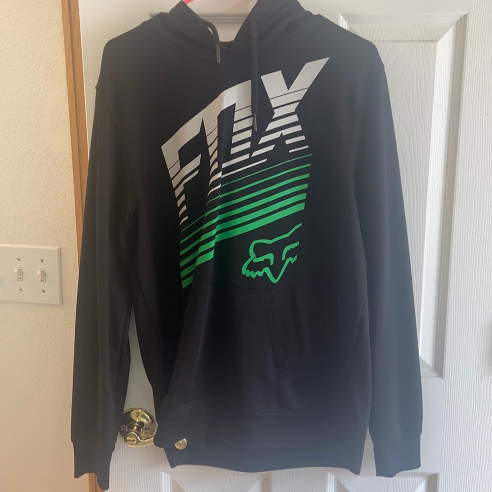 Black fox hoodie